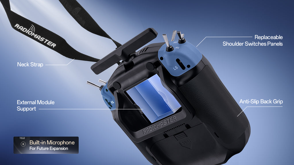 RadioMaster TX16S MK3 Max Radio Controller - Blue