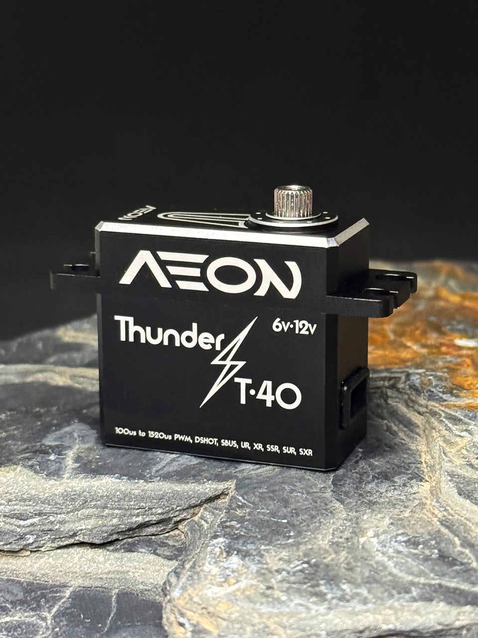 Aeon RC Thunder T-40 Brushless, Multi-Protocol, Event-Driven 6v-12V programmable servo