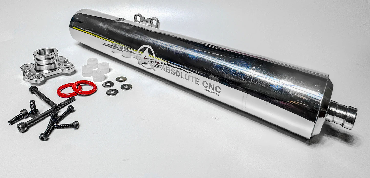 Absolute CNC "Power Pipe" - Vortex Edition for O.S. 91 - 105 Engines