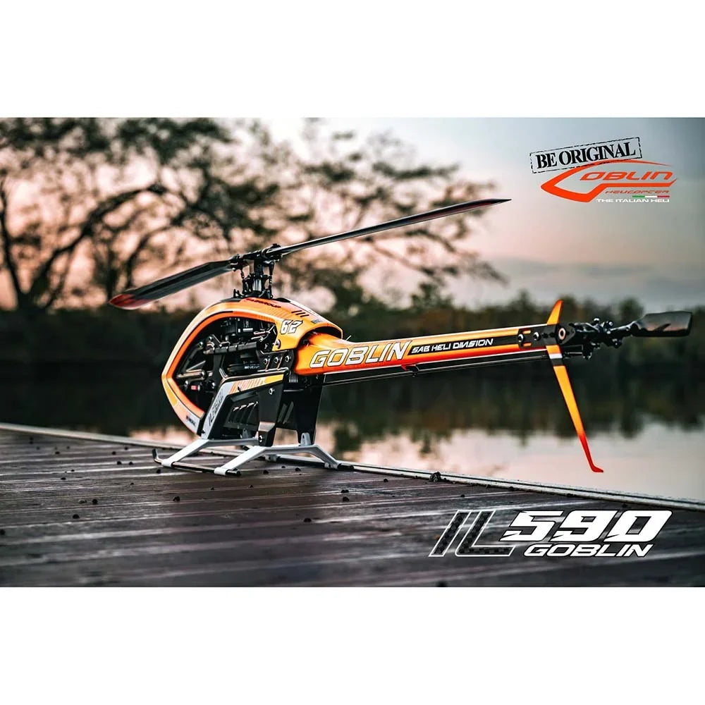 SAB ilGoblin PRO 590 Orange (with main and tail blades)