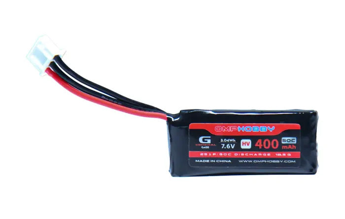 OMPHOBBY 2S LiHv 400mAh 50C for M1/M1 EVO