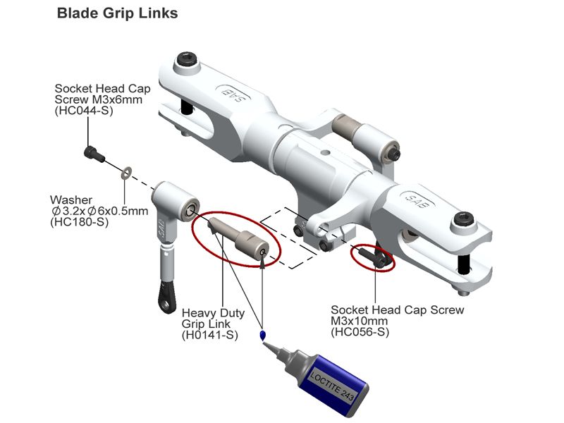 Heavy Duty Grip Links (2pcs) - Goblin 700