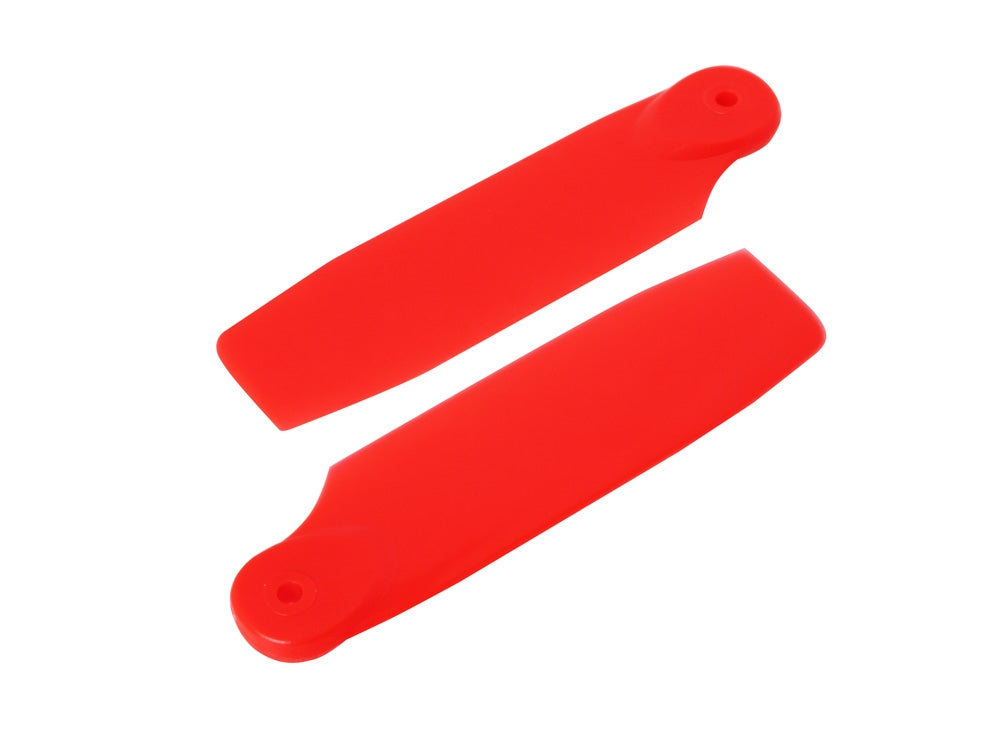 Red Plastic Tail Blades - Fireball