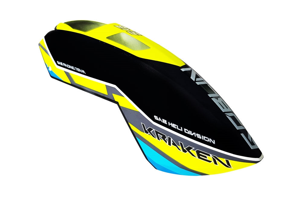 Yellow Carbon Fiber Canopy - Kraken 700