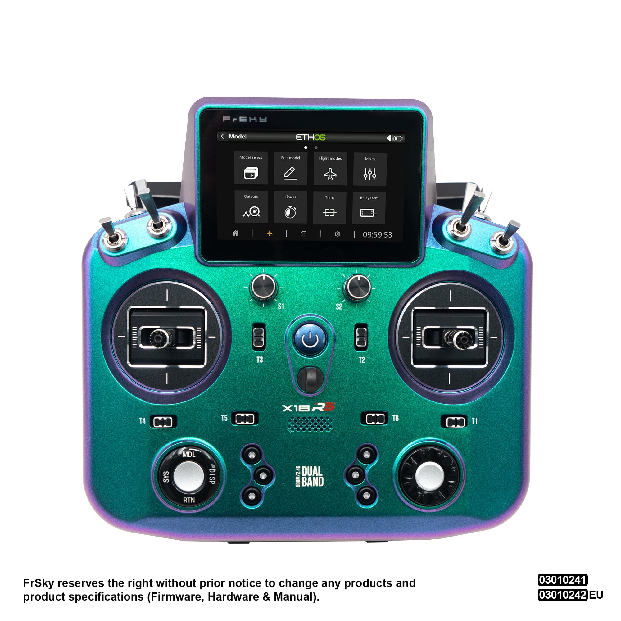 FrSky Tandem X18RS 900MHz/2.4GHz Dual Band 24-Channel Transmitter