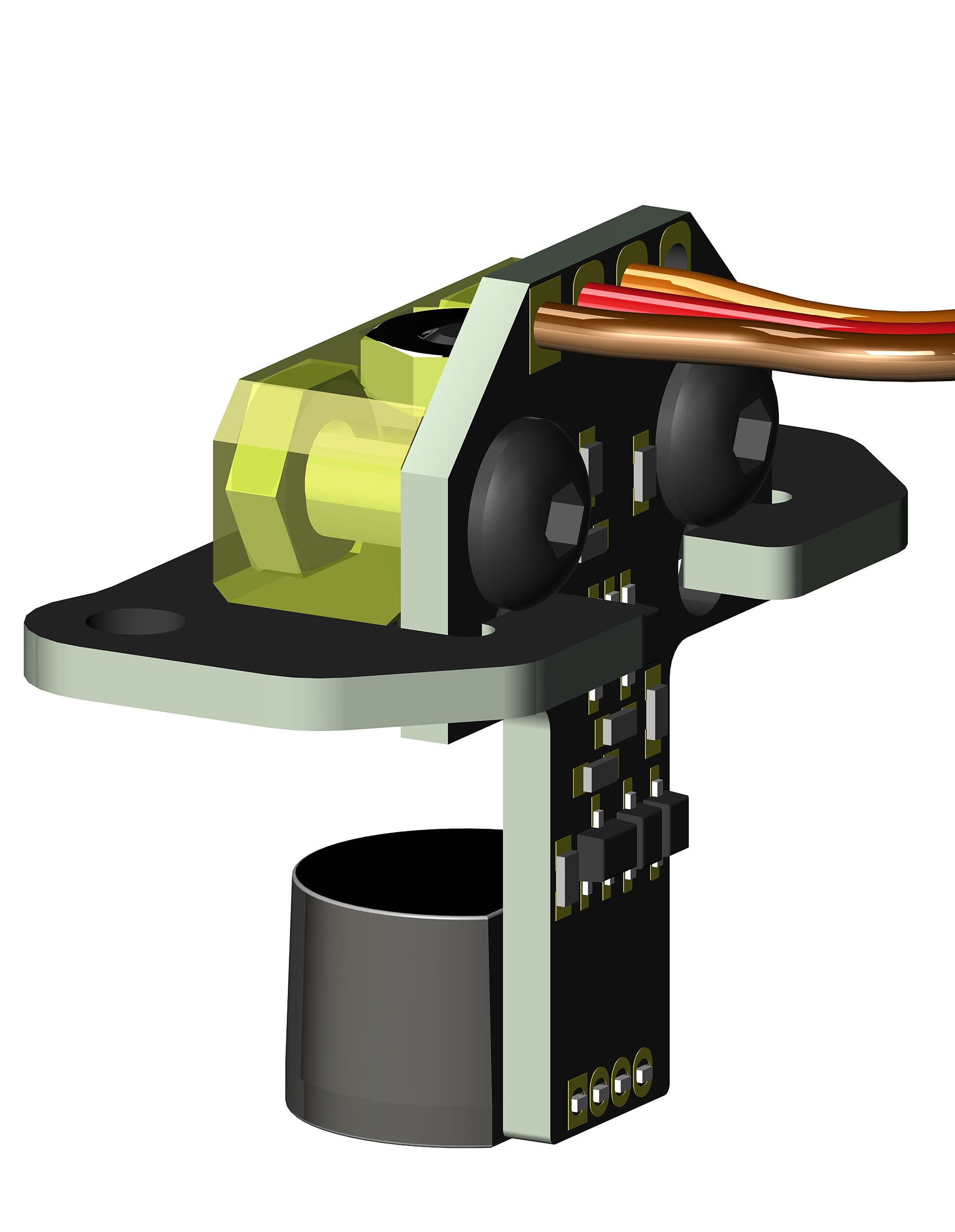 V2 XGuard RC Back Plate Self Calibrating RPM Sensor with AGC (FUTABA)