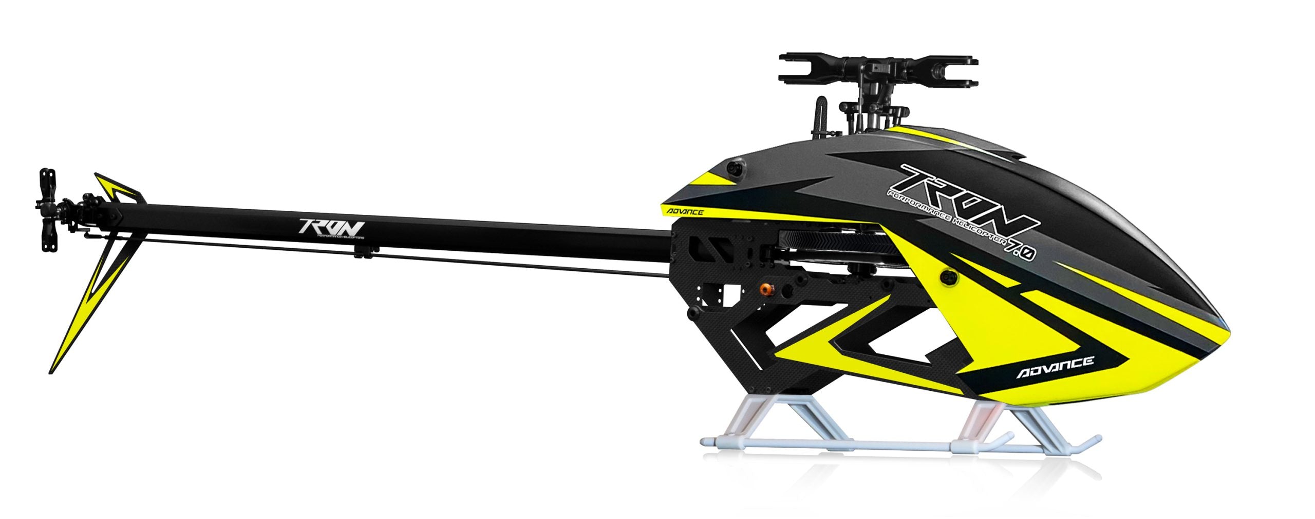 Tron 7.0 Advance Helicopter Kit Grey / Neon Yellow