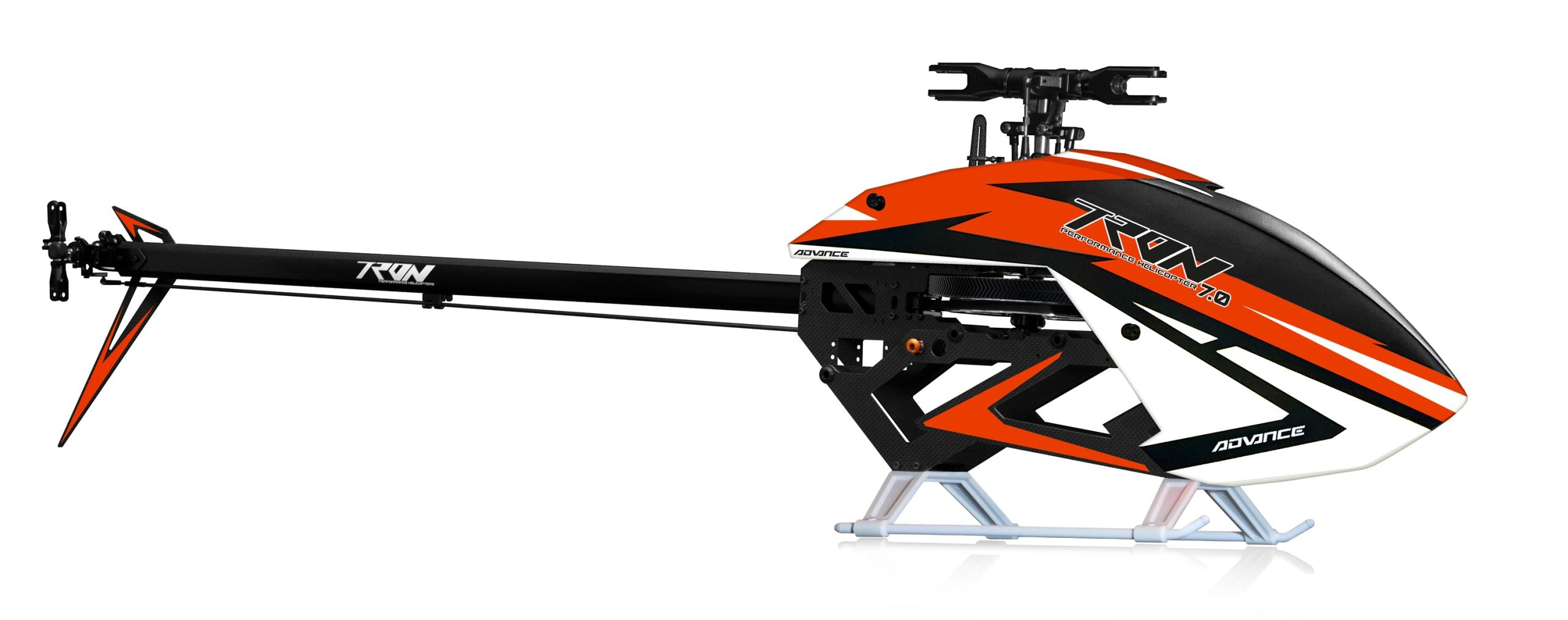 Tron 7.0 Advance Helicopter Kit Neon Orange / White