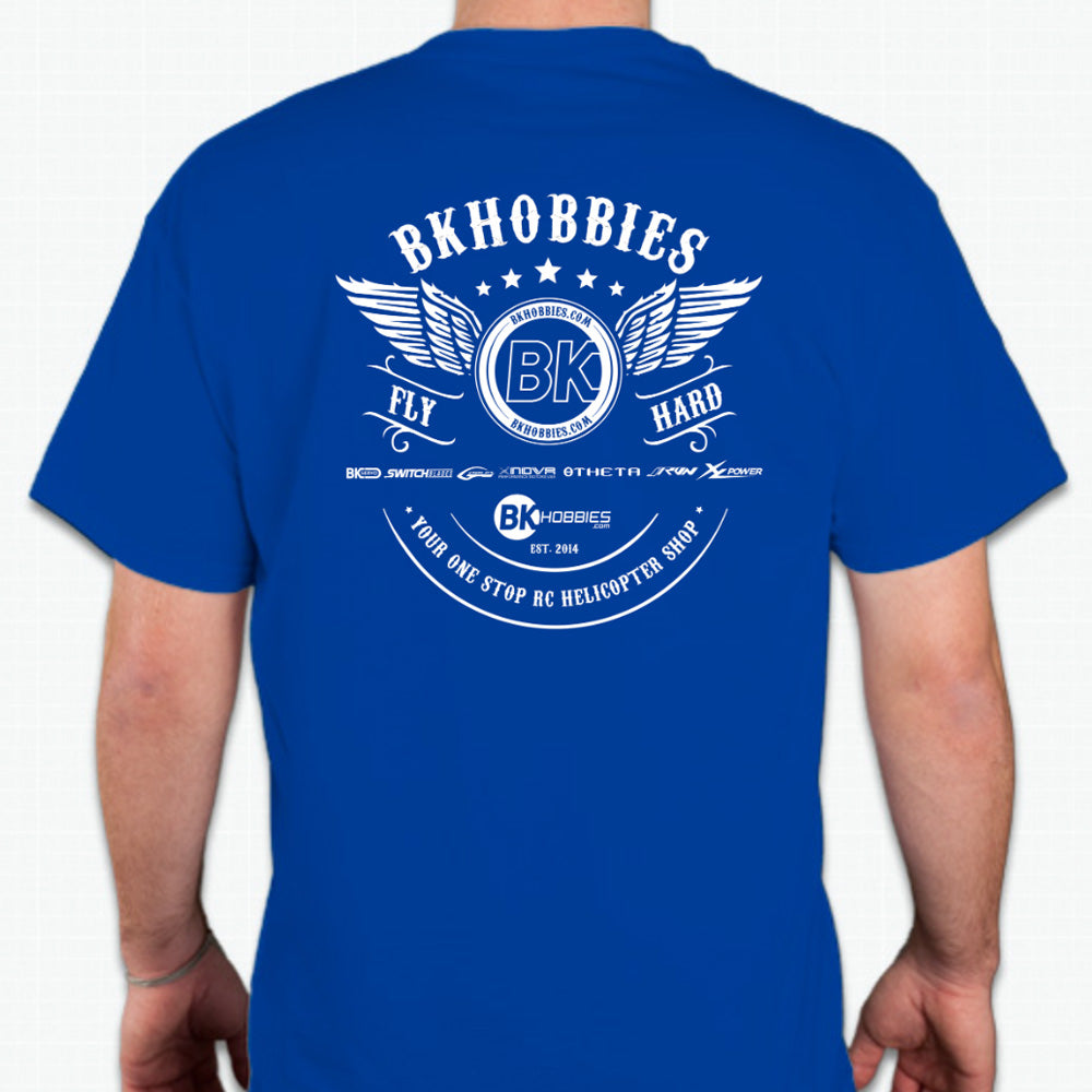 BK Hobbies Vintage T-Shirt (Royal Blue)