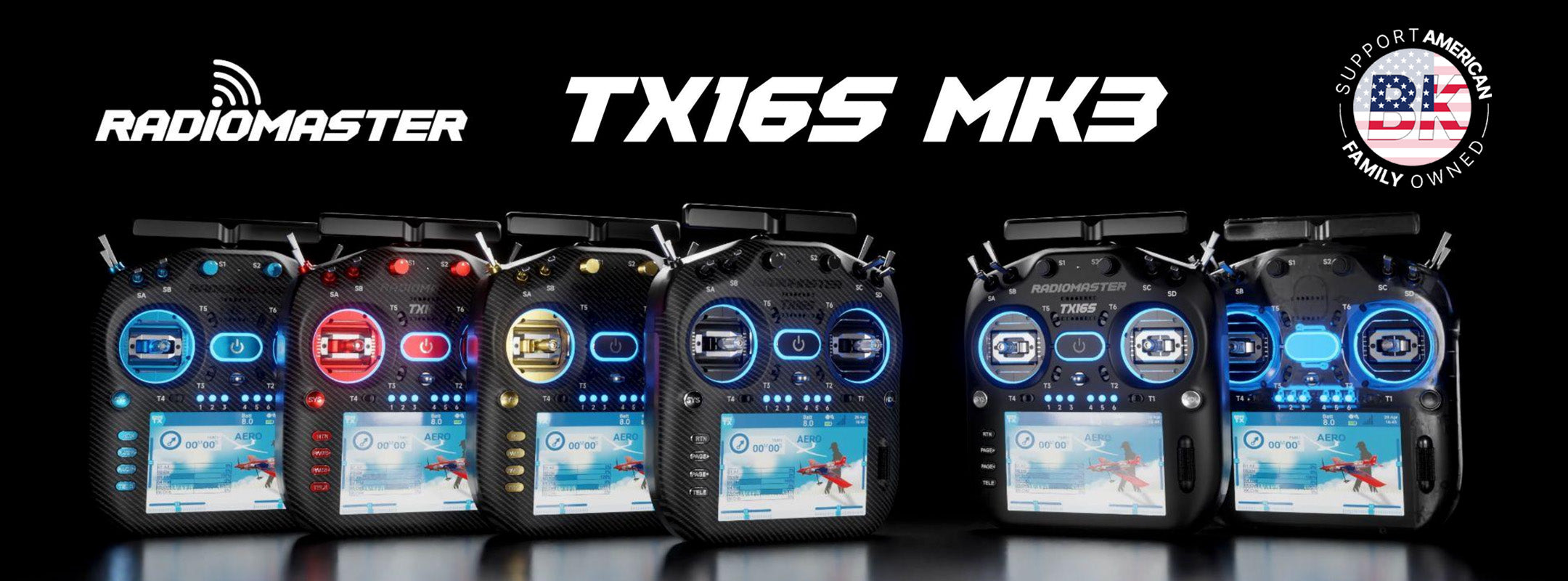 RadioMaster TX16S MK3 Radio Controller - Transparent Charcoal