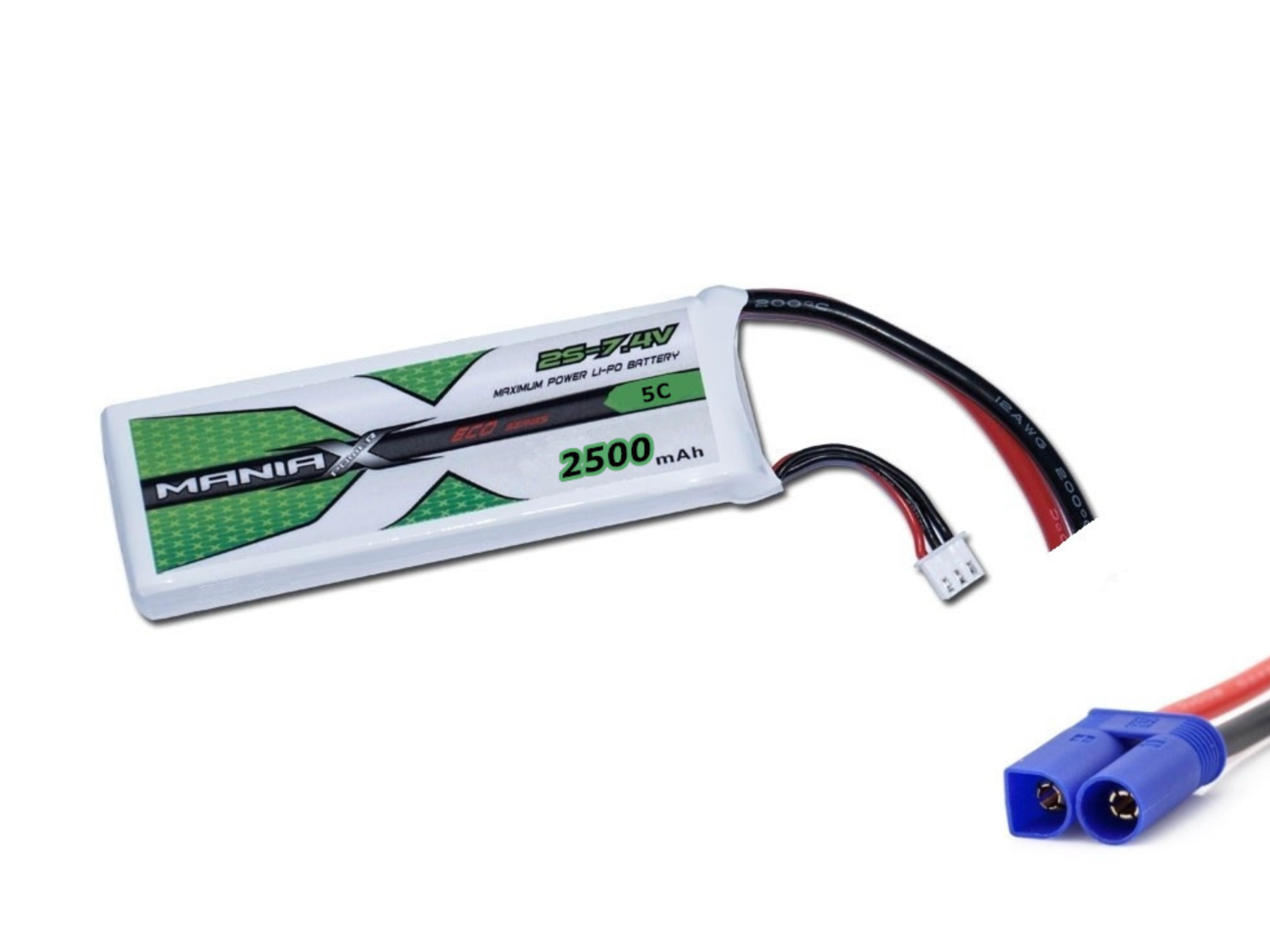 ManiaX 2S 2500mAh 5C Receiver Pack