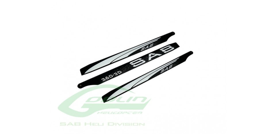 TBS Carbon Fiber Main Blades 360mm - Goblin 380 KSE