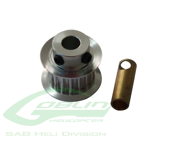 Aluminum Motor Pulley Z18 - Goblin 500 / Raw 500