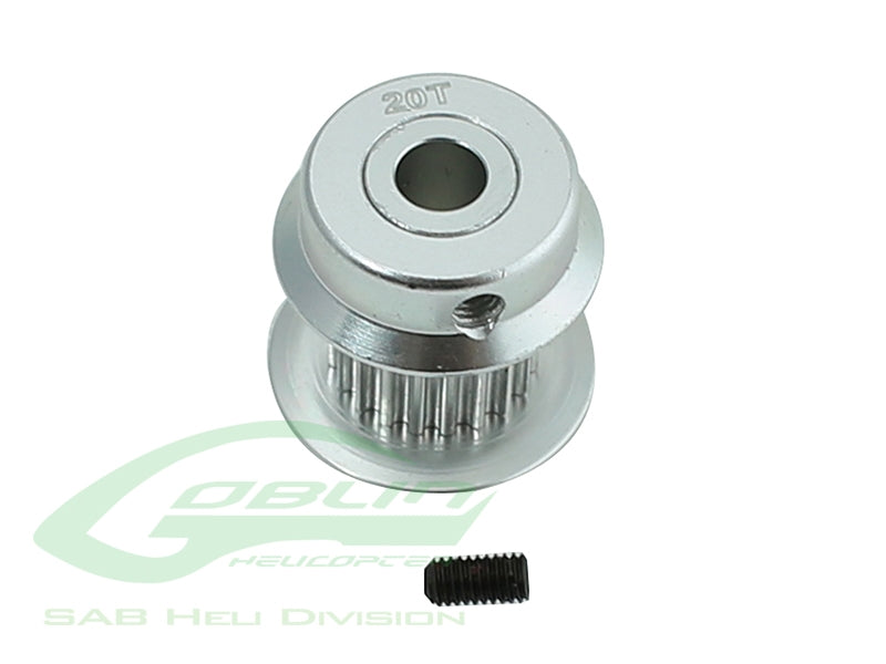 Aluminum Motor Pulley 20T - Goblin 380/420