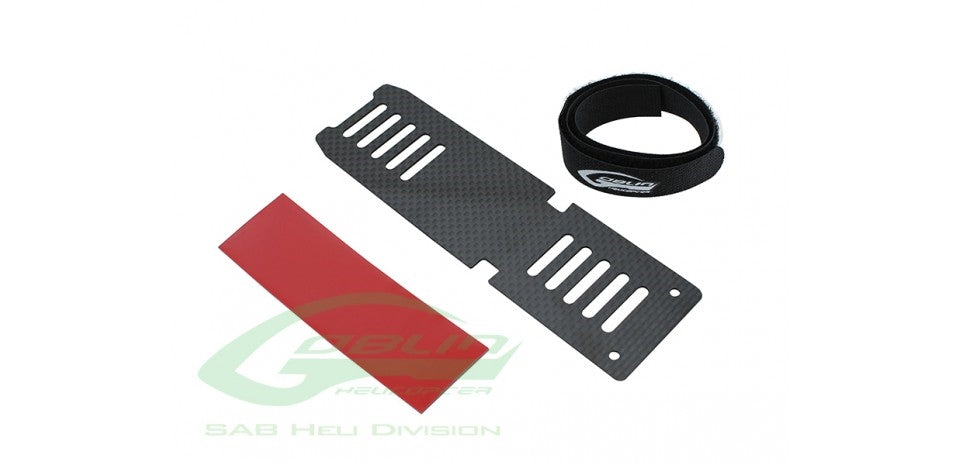 Carbon Fiber Battery Tray- Goblin 380/420