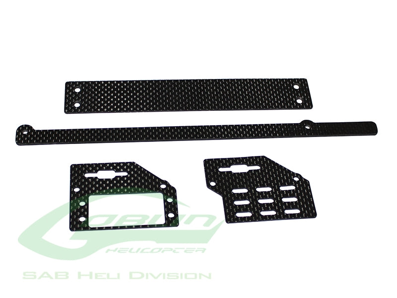 Carbon Fiber Support Set - Goblin Black Nitro