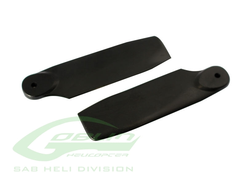 Black Plastic Tail Blades - Fireball