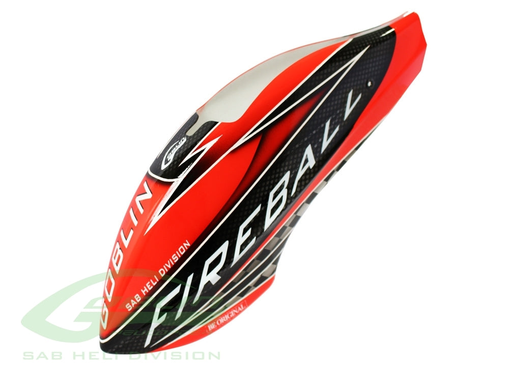 Fiberglass Canopy Fireball (Red)