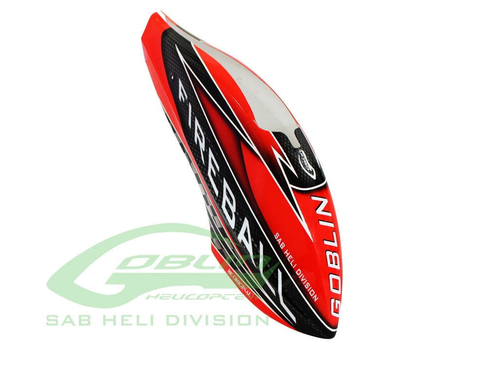 Fiberglass Canopy Fireball (Red)