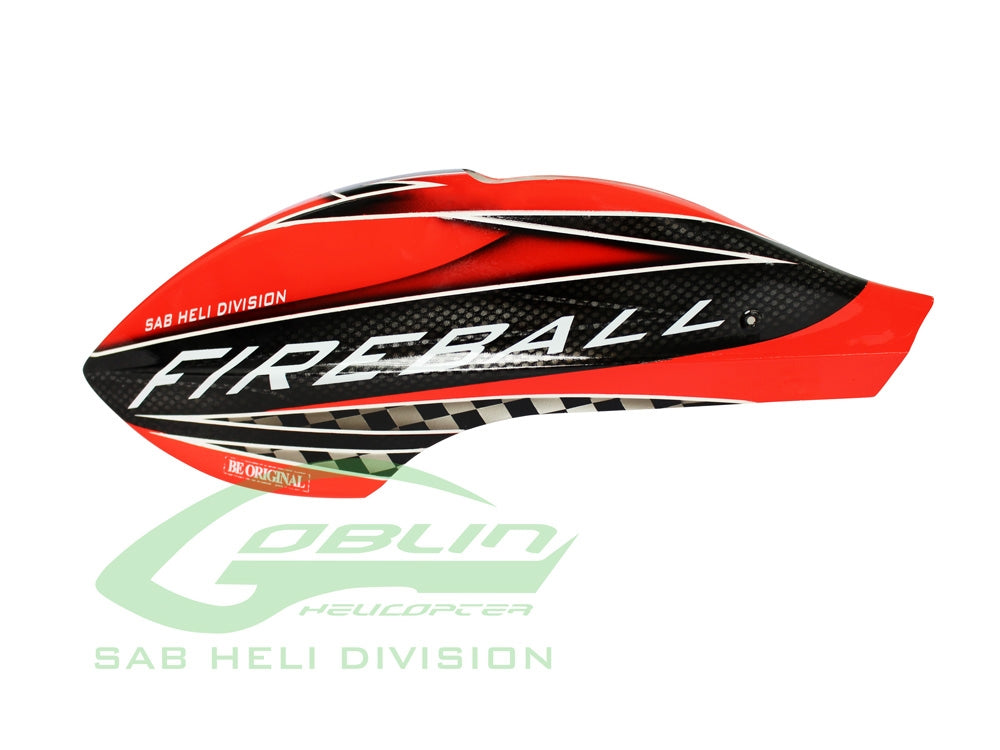 Fiberglass Canopy Fireball (Red)