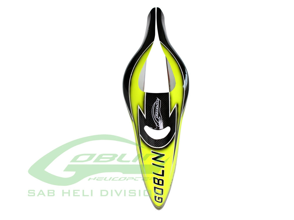 Canomod Airbrush Canopy Yelow/Black - Goblin 500 Sport