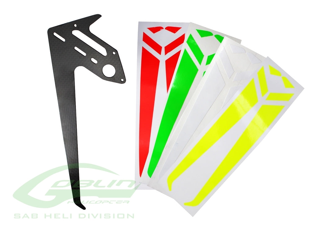 Carbon Fiber Tail Fin - Goblin 570 Sport