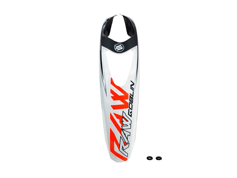 White/Orange Carbon Fiber Canopy - Raw 580