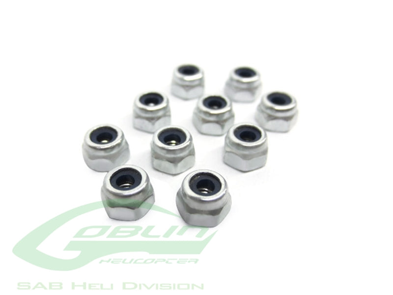 Metric Hex Locknuts M2.5 H3.5(10pcs)